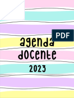 Agendas Docente 2023 Colores