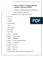 Project Report Preparation Format 2016-17