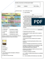 Avaliação 6º Ano I Unidade