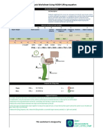 NIOSH Equation Created by Amr Abousamra