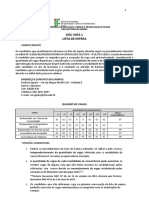 SISU 2023.1 Lista de Espera: Campus Iguatu