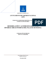 Remodelación Y Acondicionamiento de Diversas Áreas Internas Del Palacio Municipal