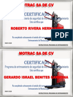 Diploma ROBERTO RIVERA