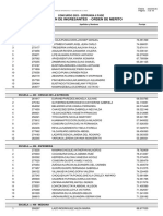 Relacion de Ingresantes - Orden de Merito: Concurso 2023 - Ceprunsa Ii Fase