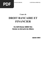 Droit Bancaire Et Financier: Cours de