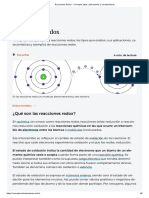 ¿Qué Son Las Reacciones Redox?