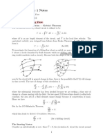 Fluids - Lecture 1 Notes: Formation of Lifting Flow