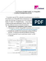 TP 1: Modélisation Des Données de BDD Nosql Avec Mongodb: Création Et Manipulation de Base