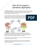 Los 4 Niveles de La Lengua y Sus Características (Ejemplos) : Equipo Editorial