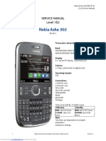 Nokia Asha 302: Service Manual Level 1&2