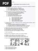 Atividades Orações Coordenadas 3° Ano