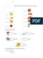 Vowel Sound and Consonant Sound