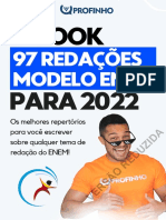 97 Redações Modelo Enem: Ebook PARA 2022