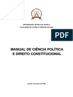 Manual de Ciência Política E Direito Constitucional