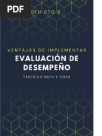 Trabajo 2 - Ventajas Evaluación de Desempeño Federico Moye