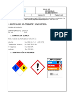 3.4 Hoja de Seguridad Limpia Vidrios