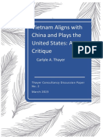 Thayer Vietnam Aligns With China and Plays The United States: A Critique