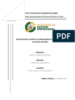 Investigación Control de Operaciones Por Indicadores Claves de Proceso