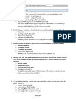 Renal System Practice Quiz: D. Reversal of The Oliguria Occurs With Fluid Replacement