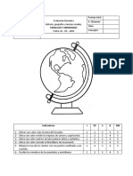 Evaluacion Formativa Paralelos y Meridianos