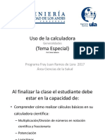 Uso de La Calculadora