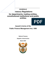 Treasury Regulations For Departments, Trading Entities, Constitutional Institutions and Public Entities