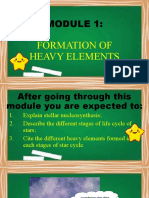 Formation of Heavy Elements