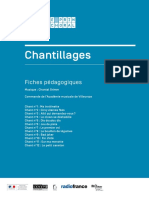 Chantillages: Fiches Pédagogiques