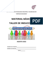 Material Básico Taller de Inducción: AGOSTO 2022