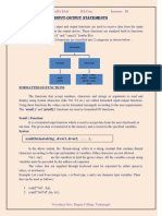 Input-Output Statements