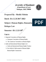 Human Rights - Unit 4 - Sheikh Mohsin