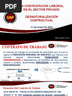 CAP PERU - RGZB - Contratacion Laboral y Su Desnaturalizacion - M 11.05.2021