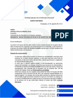 "Año Del Fortalecimiento de La Soberanía Nacional" Arequipa, 22 de Agosto de 2022