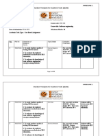 Annexure-1 Standard Template For Academic Tasks (22231) : Course Title: Software Engineering