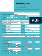 Application Form UoN Sample