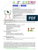 Apontamentos Mínimos de Língua Portuguesa: Texto Argumentativo