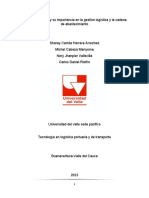 Servicio Al Cliente y Su Importancia en La Gestión Logística y La Cadena de Abastecimiento