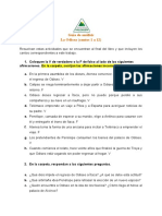 Guía de Análisis La Odisea (Cantos 1 A 12)