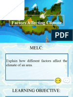 Factors Affecting Climate