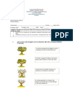 Evaluacion Primero Basico