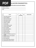 Evaluacion Diagnostica 2021