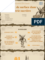 Traitement de Surface Dans L'industrie Sucrière: Génie Des Matériaux, Qualité Et Environnement