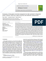 Evaluation of Rhizosphere Bacterial Antagonists For Their Potential To Bioprotect