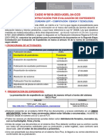 COMUNICADO N°0019-2023-UGEL.04-CCD: Segunda Etapa: Contratación Por Evaluación de Expediente