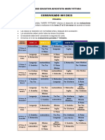 COMUNICADO 001/2023: Primaria