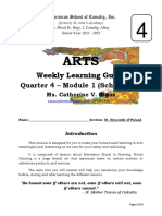 Weekly Learning Guide: Quarter 4 - Module 1 (Schedule 2)