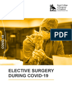 RCS England Elective Surgery During COVID19