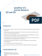 Microconnector Bump 2d and 3D