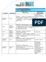 Língua Portuguesa 6º Ano - Ensino Fundamental 1º Bimestre Campos de Atuação Práticas de Linguagem Habilidades Objetos de Conhecimento