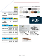 B. Solid Surface (Lembaran) Code Size (MM) Price B: Harga Per Lembar